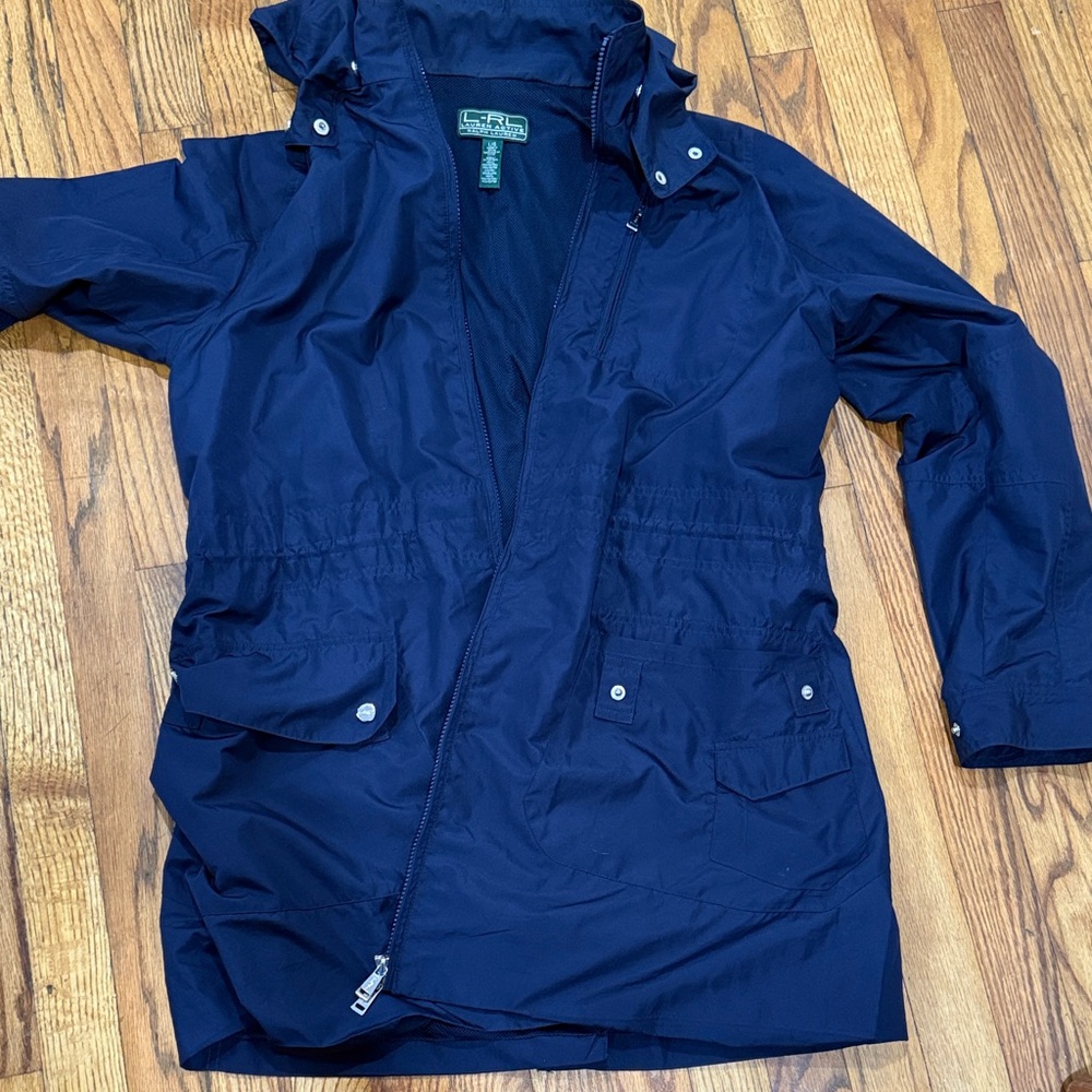 L-RL Lauren Active Navy Jacket
